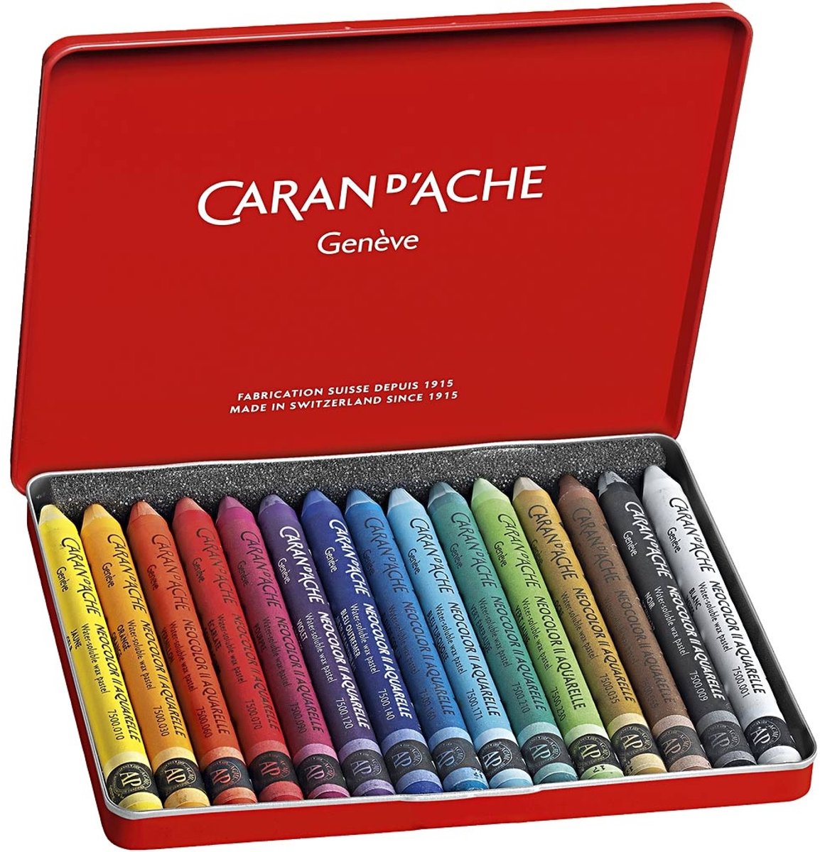 Caran Dache Neocolor II - Wateroplosbare artist pastel - 15 stuks